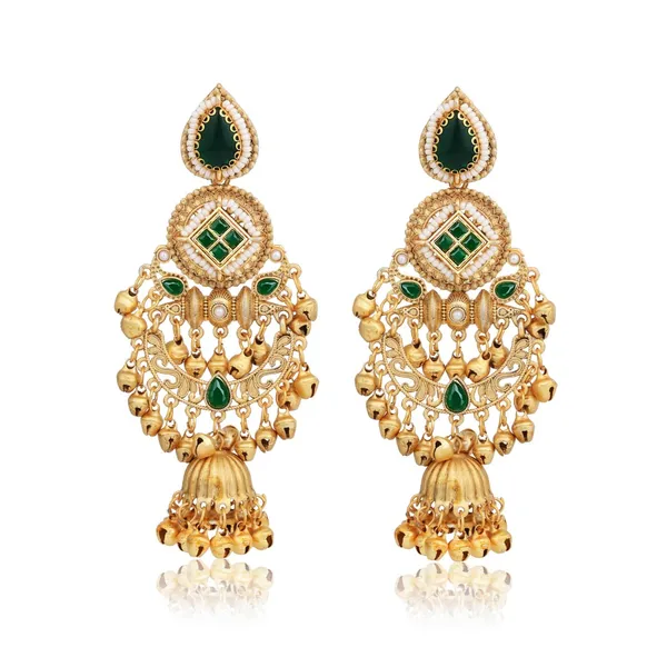 Kundan_Chandbali_Jhumka_Earrings_with_Ghungroo