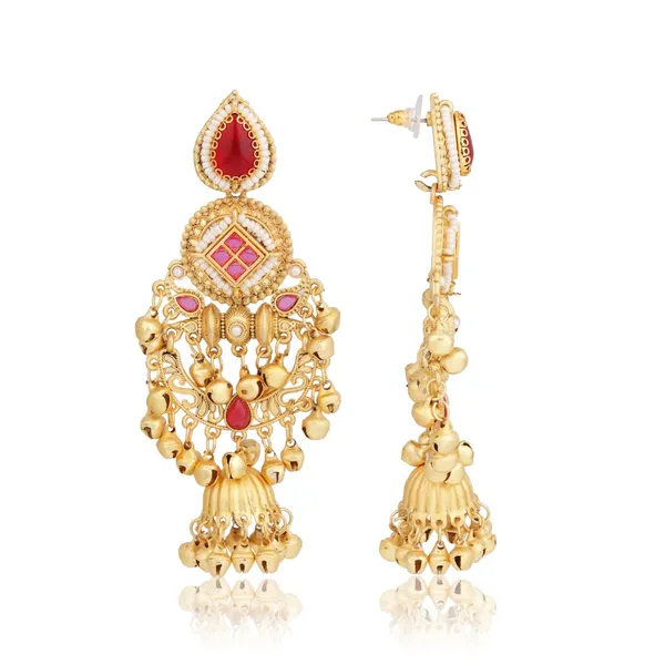 Kundan_Chandbali_Jhumka_Earrings_with_Ghungroo