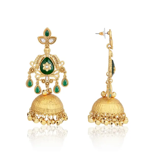Temple_Jhumka_Earrings_with_Ghungroo_Drops