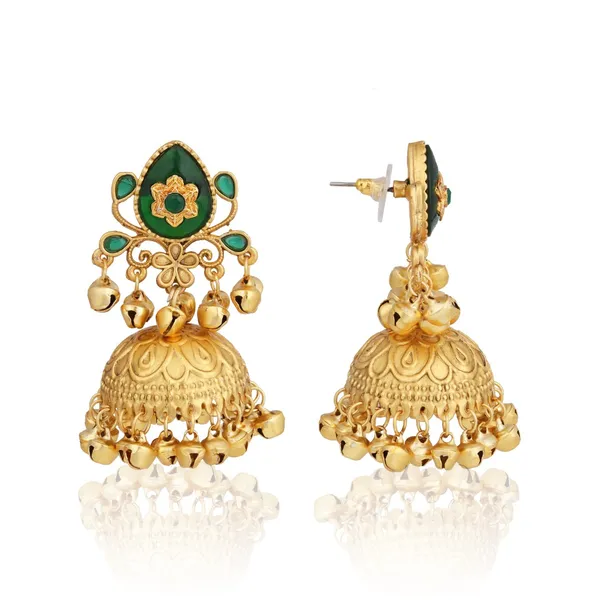 Temple_Jhumka_Earrings_with_Ghungroo_Drops