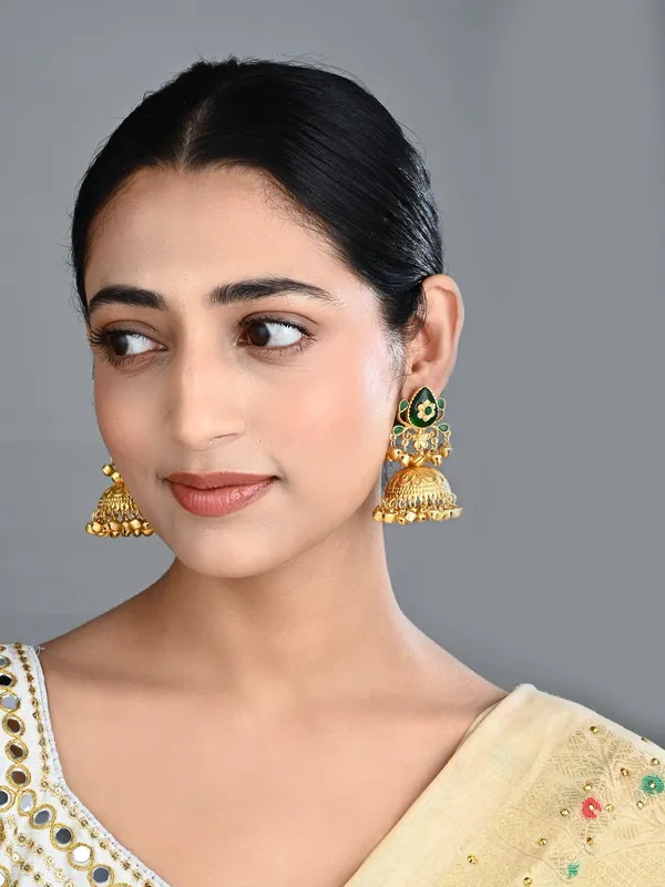 Temple_Jhumka_Earrings_with_Ghungroo_Drops