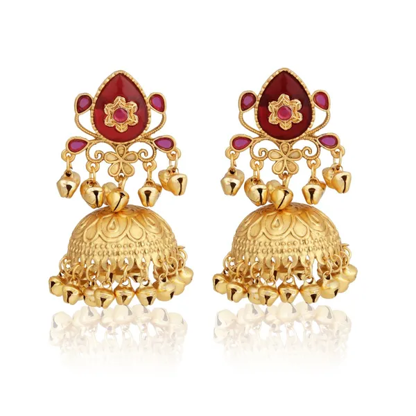 Temple_Jhumka_Earrings_with_Ghungroo_Drops