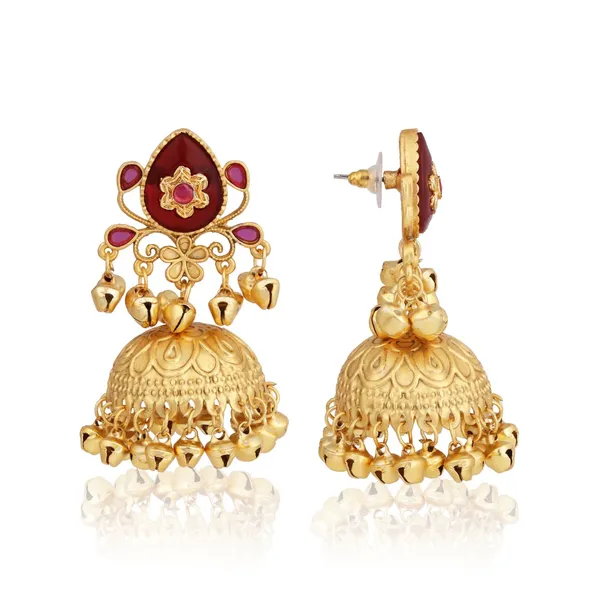 Temple_Jhumka_Earrings_with_Ghungroo_Drops