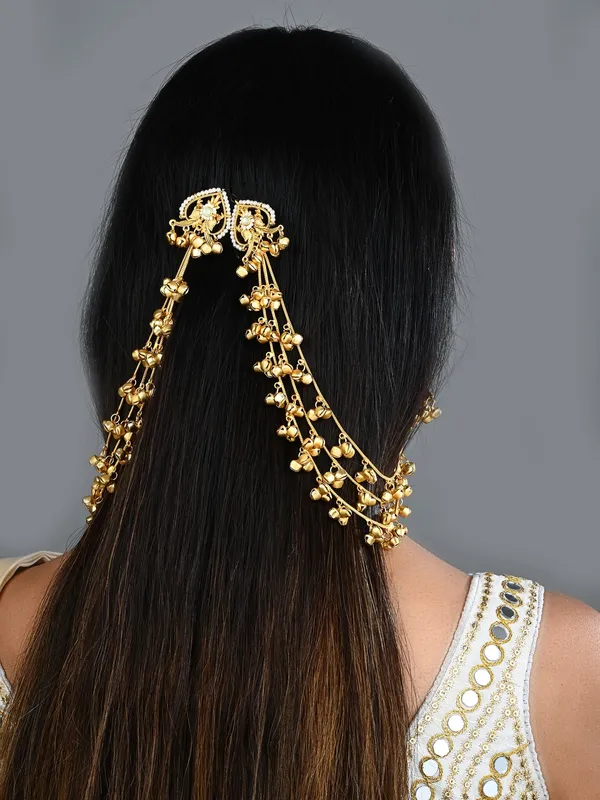 Gold_plated_Studs_with_Ear_chains