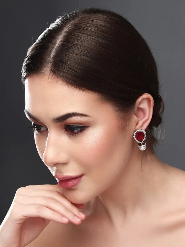 Teardrop_Stone_Pearl_Drop_Earrings