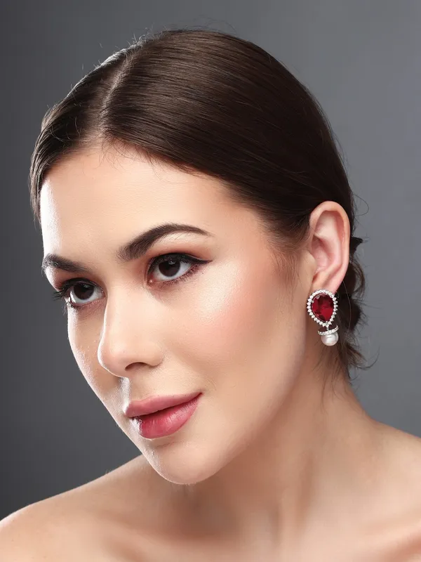 Teardrop_Stone_Pearl_Drop_Earrings