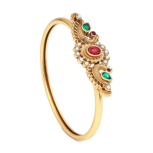 Antique_Gold_Kundan_Adjustable_Bracelet