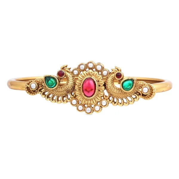 Antique_Gold_Kundan_Adjustable_Bracelet