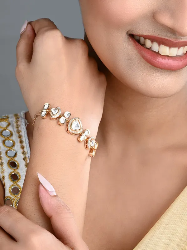 Elegant_Gold-Tone_Multi-Strand_Kundan_Bracelet