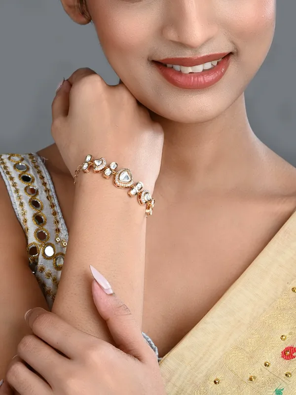 Elegant_Gold-Tone_Multi-Strand_Kundan_Bracelet