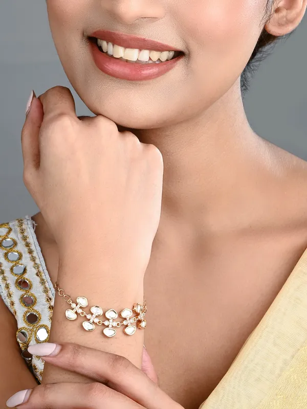 Elegant_Gold-Tone_Multi-Strand_Kundan_Bracelet