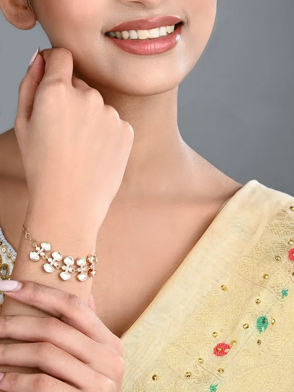 Elegant_Gold-Tone_Multi-Strand_Kundan_Bracelet