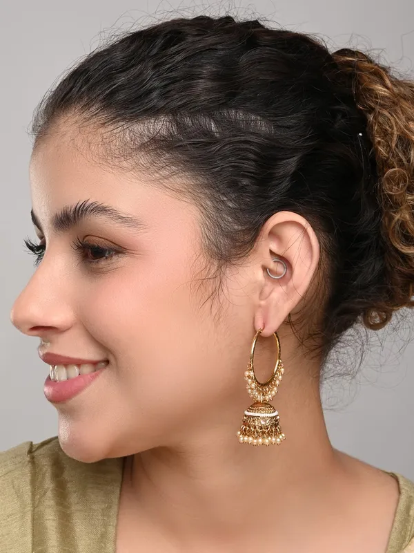 Embellished_Pearl_hoop_Jhumka_Earrings