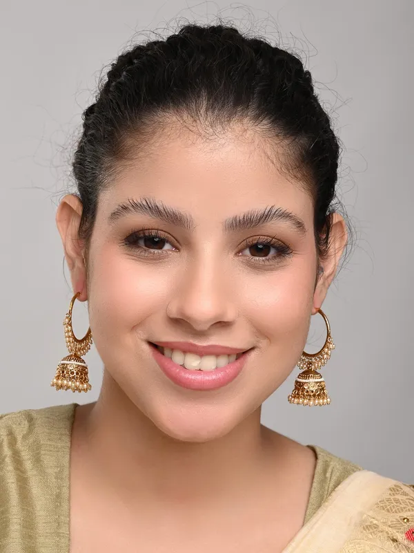 Embellished_Pearl_hoop_Jhumka_Earrings