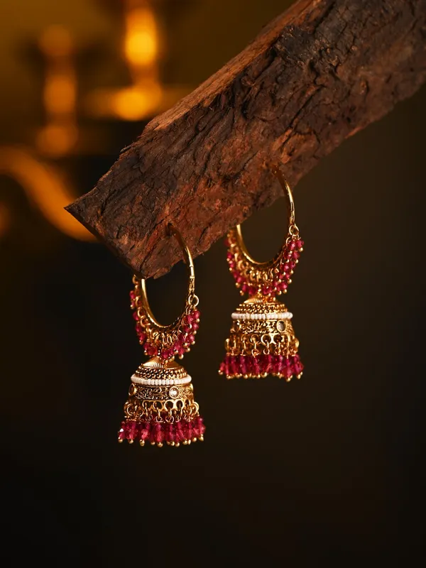 Embellished_Pearl_hoop_Jhumka_Earrings