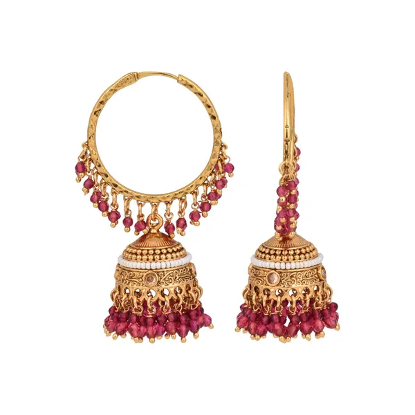Embellished_Pearl_hoop_Jhumka_Earrings