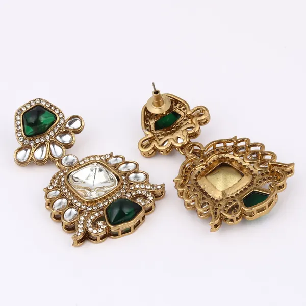 Gold_Plated_Kundan_Drop_Earrings
