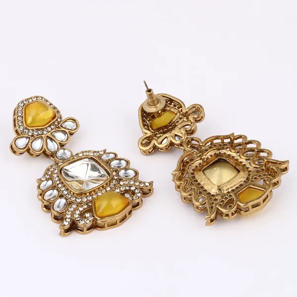 Gold_Plated_Kundan_Drop_Earrings