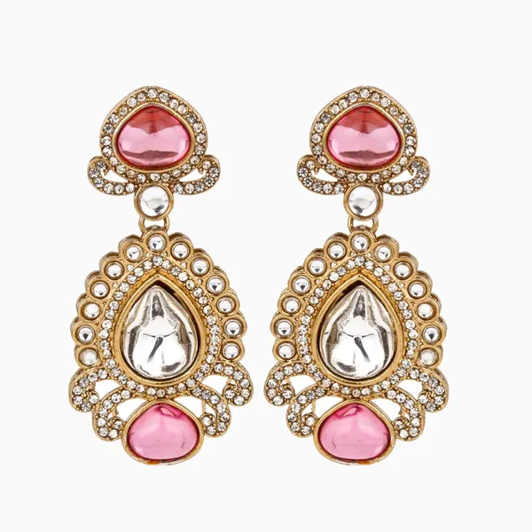 Gold_plated_kundan_Pear_shaped_Drop_Earrings
