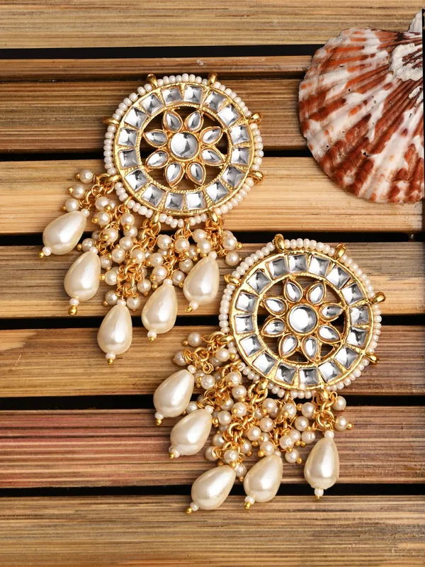 Kundan_Studs_With_Pearl_Drops
