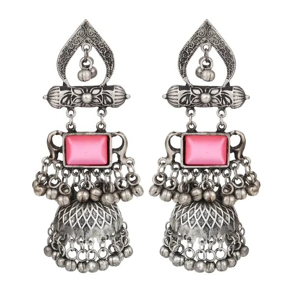 Silver_oxydised_lightweight_long_Jhumka
