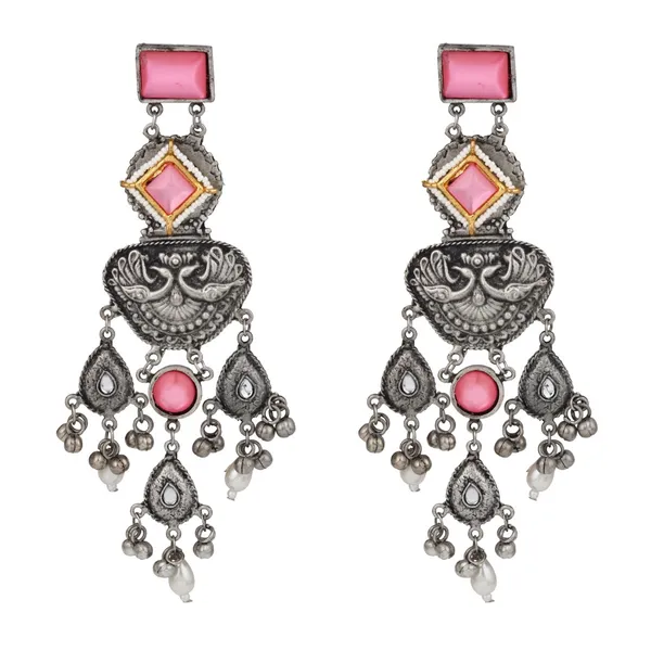 Silver_oxydised_lightweight_long_Drop_Earring