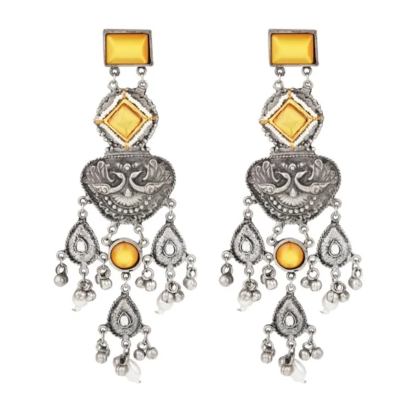 Silver_oxydised_lightweight_long_Drop_Earring