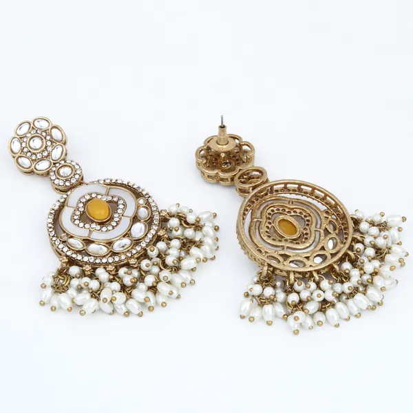 Cream_&_Citrine_Chandbali_Drop_Earrings