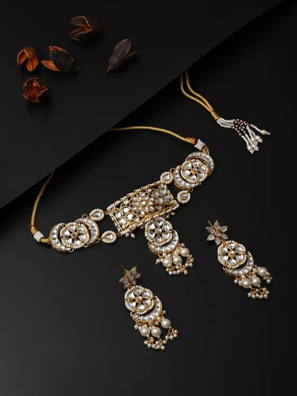 Kundan_&_Meenakari_Necklace_Set_Gold