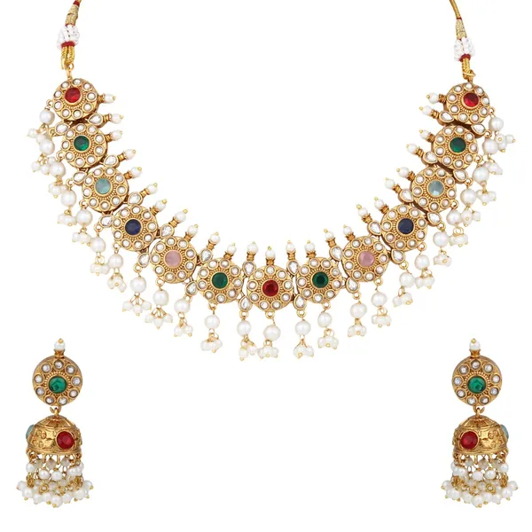 Gold-Plated_Kemp_Stone_Necklace_Set_with_Jhumka_Earrings