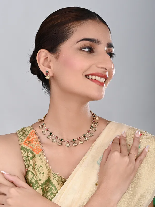 Gold_Plated_Delicate_Necklace_Set