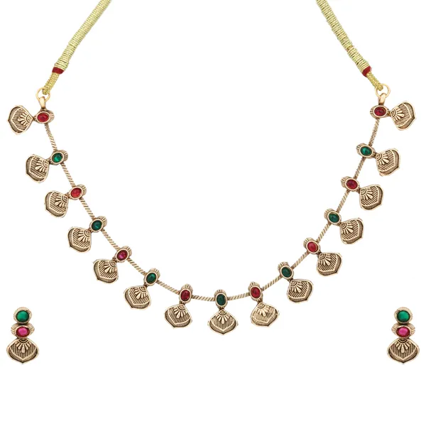 Gold_Plated_Delicate_Necklace_Set