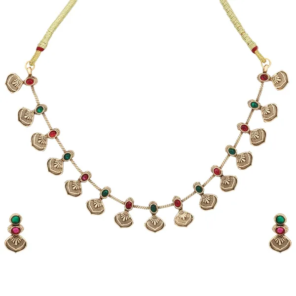 Gold_Plated_Delicate_Necklace_Set