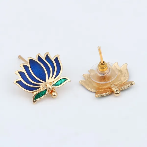 Gold_Plated_Delicate_Lotus_Necklace_Set