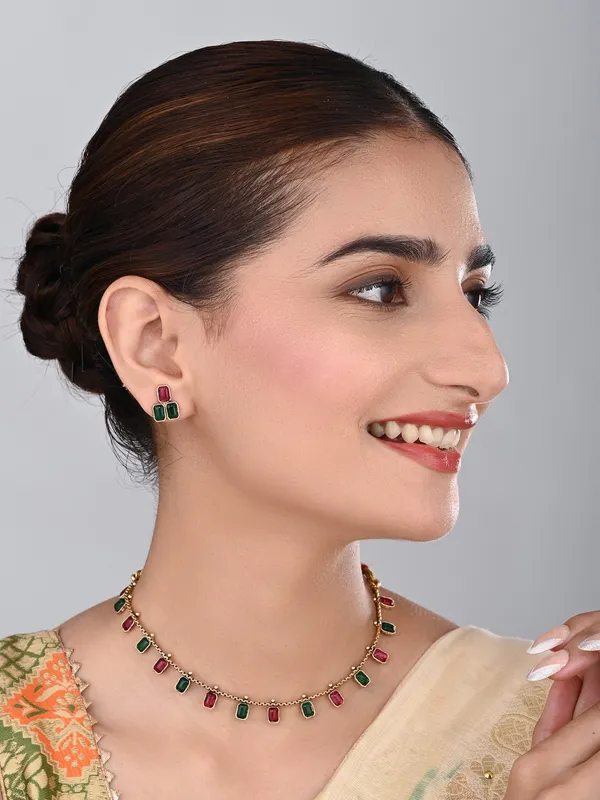 Gold_Plated_Delicate_Necklace_Set