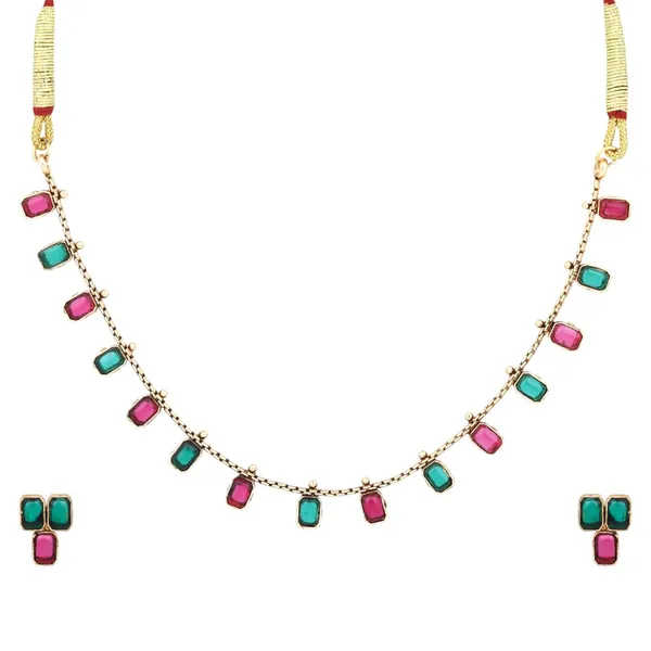 Gold_Plated_Delicate_Necklace_Set