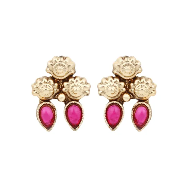 Gold_Plated_Multi_coloured_stone_Necklace_set