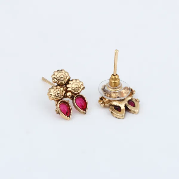 Gold_Plated_Multi_coloured_stone_Necklace_set