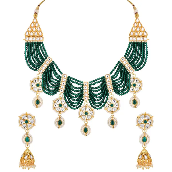 Emerald_Green_Layered_Bead_Necklace_Set