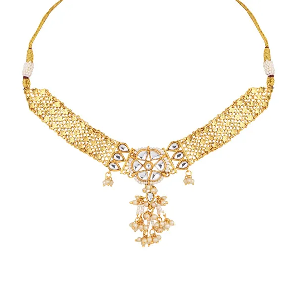 Golden_Kundan_Mesh_Necklace_Set