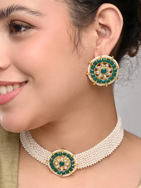 Emerald_Pearl_Circular_Necklace_Set