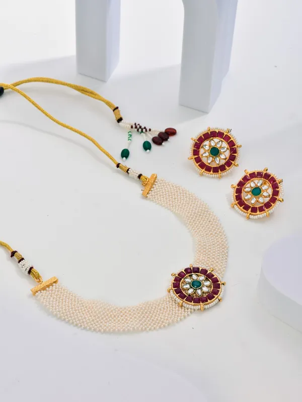 Ruby_Pearl_Circular_Necklace_Set
