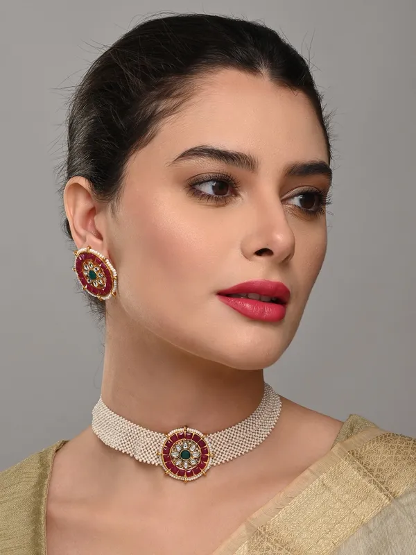 Ruby_Pearl_Circular_Necklace_Set