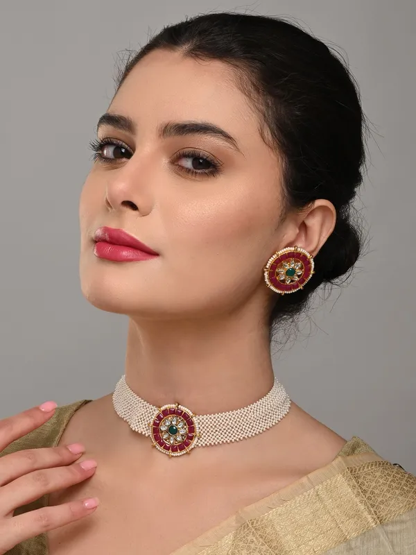 Ruby_Pearl_Circular_Necklace_Set