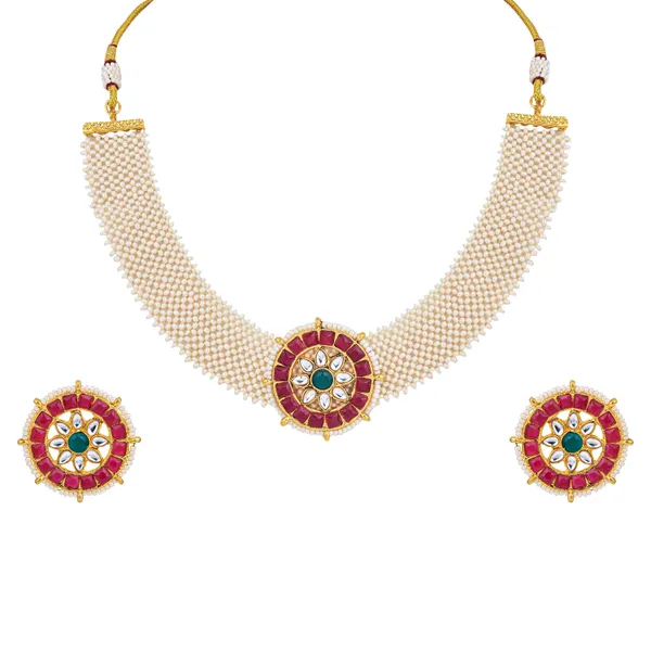 Ruby_Pearl_Circular_Necklace_Set