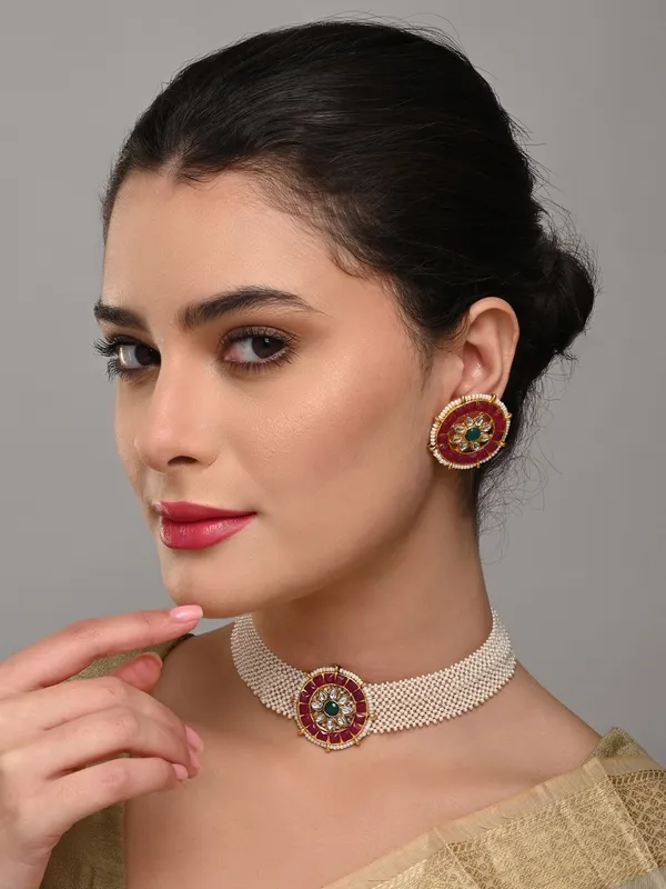 Ruby_Pearl_Circular_Necklace_Set