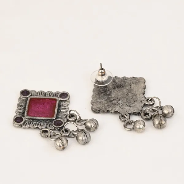 Silver_Oxydised_finish_Pendant_necklace_set
