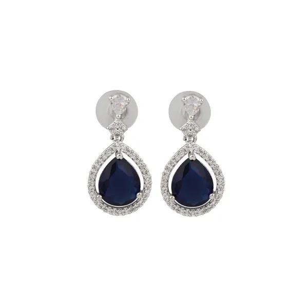 Sparkling_Blue_Teardrop_Necklace_Set