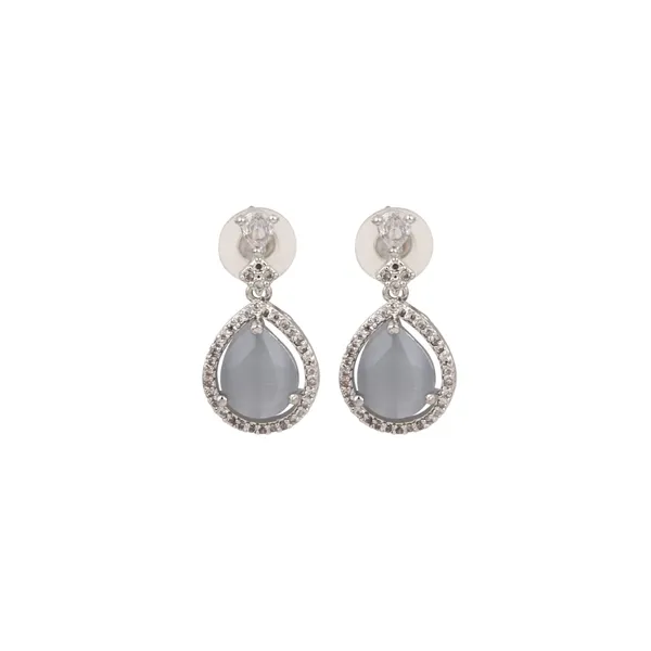 Sparkling_Grey_Teardrop_Necklace_Set