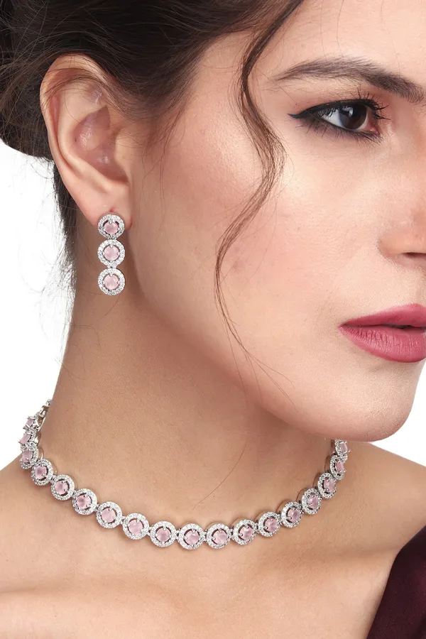 Blush_Pink_Crystal_Necklace_Set